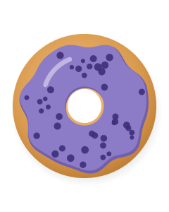 Donut: Blueberry